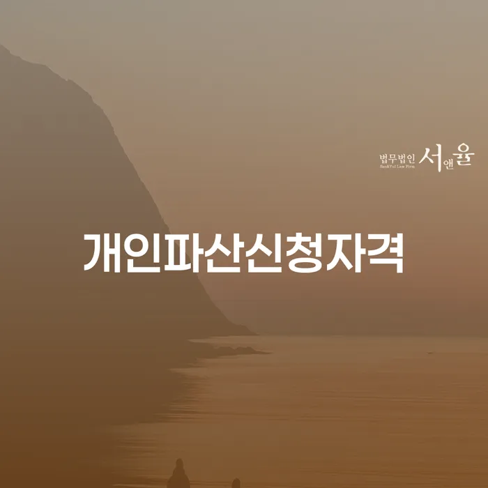 개인파산전문변호사 개인회생 문제해결방법 실제사례