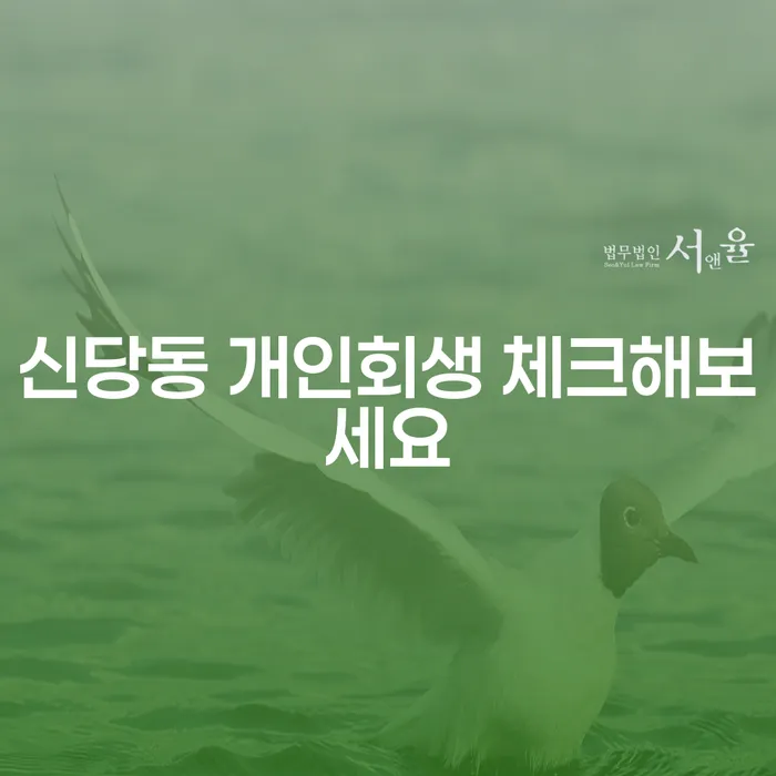 신당동 개인회생 체크해보세요